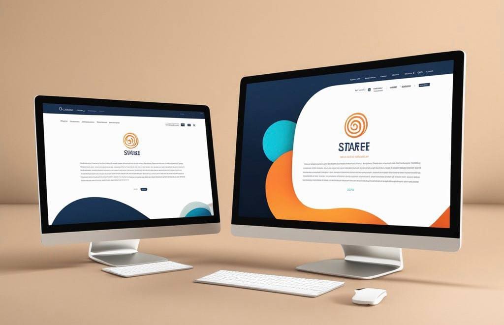 Static Websites vs. Dynamic: Websites Comparison between Static and Dynamic Websites: Illustration depicting a static webpage resembling a digital brochure next to a dynamic webpage showcasing interactive elements and real-time updates.